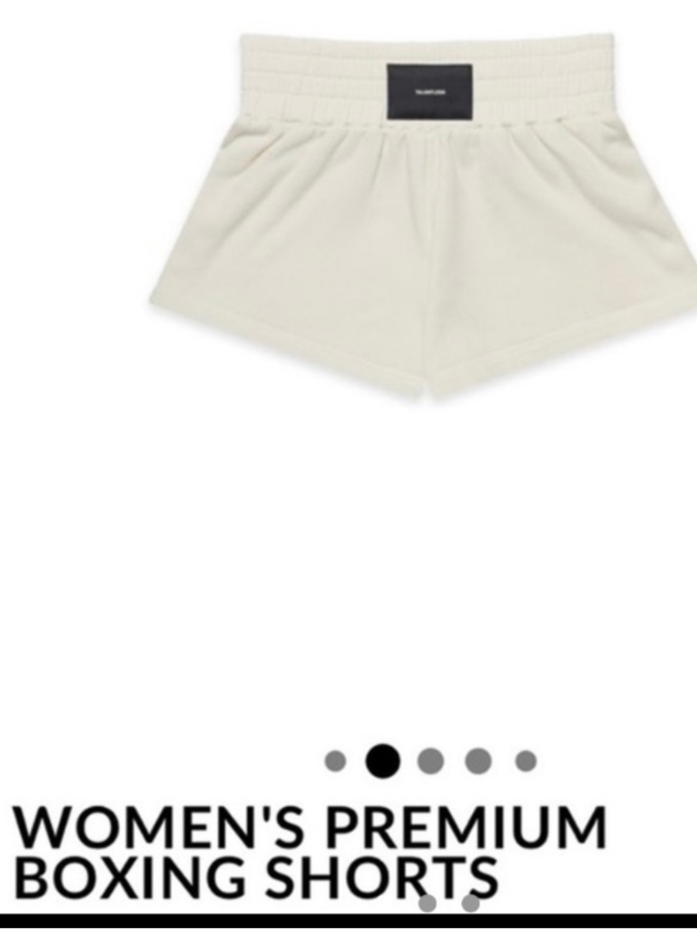 Excellent immaculate Talentless “bone” boxer shorts Size: Medium 2.5” - Picture 4 of 14